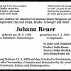 Reuer Johann 1920-2003 Todesanzeige